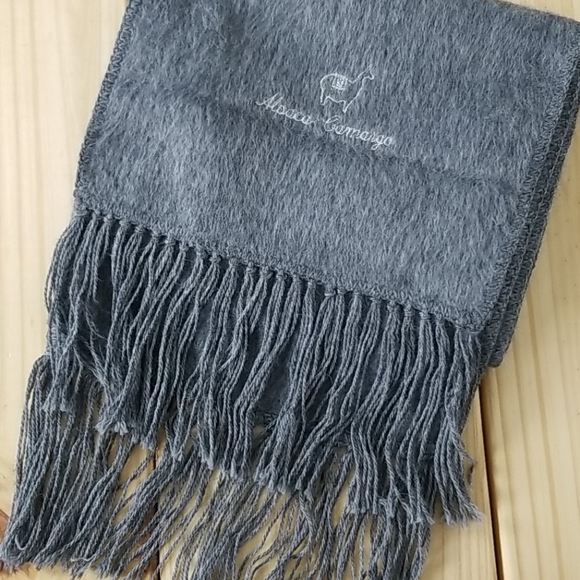 Alpaca Camargo Scarf Grey - Picture 3 of 8